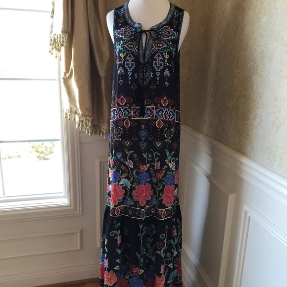 champagne and strawberry maxi dress CHAMPAGNE & STRAWBERRY